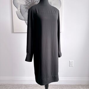 XXS Aritzia BABATON Fairman Long Sleeve Dress in Black